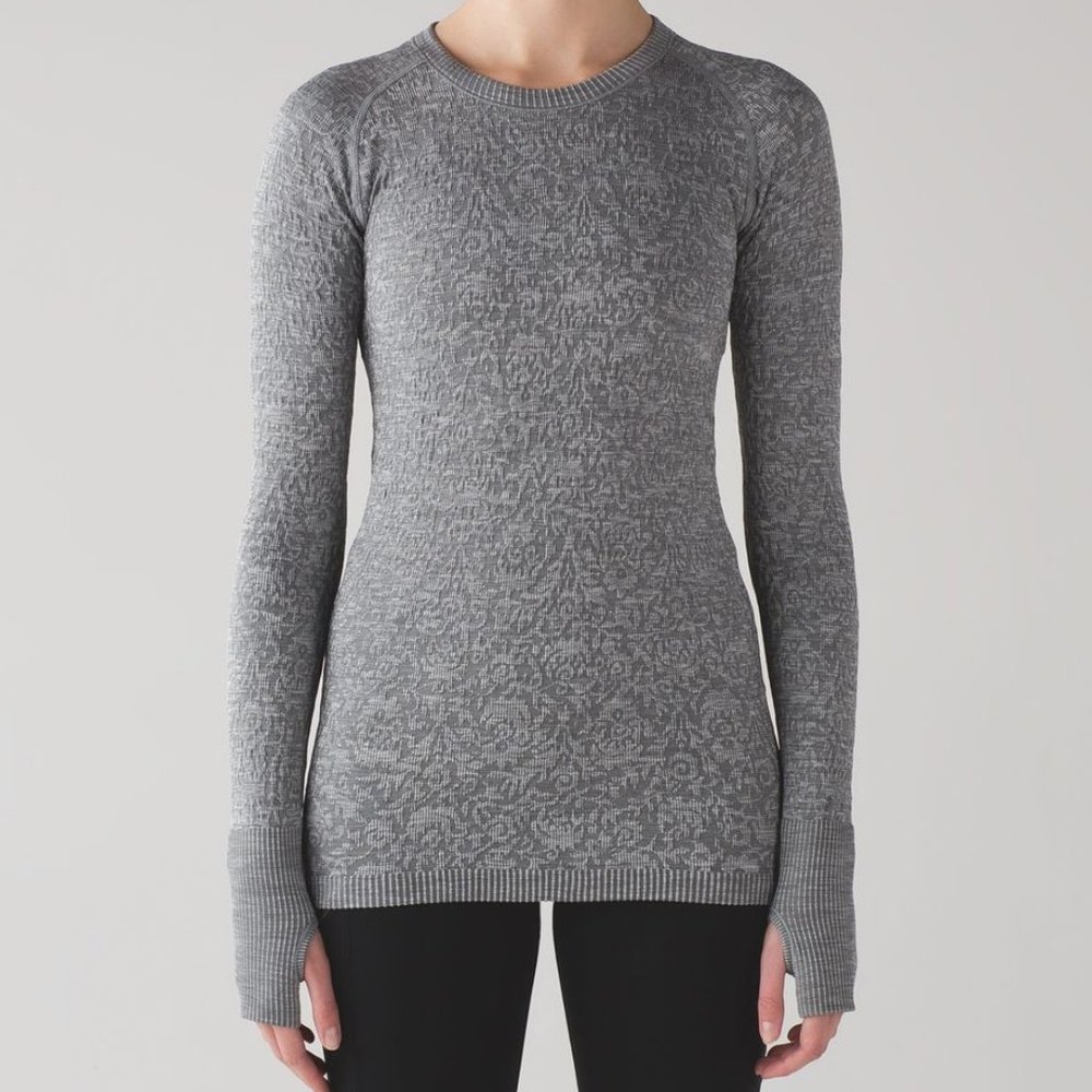Lululemon Rest Less Pullover Heathered Slate